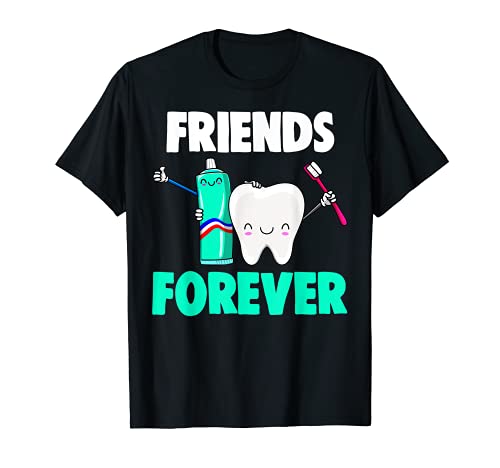 Friends Forever Toothpaste & Toothbrush Shirts Women Gifts T-Shirt