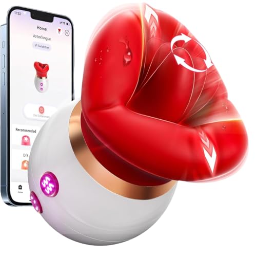 Clitioral Sucker Vibrates 10 Vibration & Thrusting Tongue Licking Sucking Sensory Toys Woman Y914