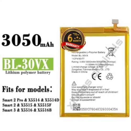 Image of BL-30VX Battery for Infinix Smart 2 Pro, Hot 8 X5514 X5515-3000mAh Battery with 6 Month Warranty** (V116)