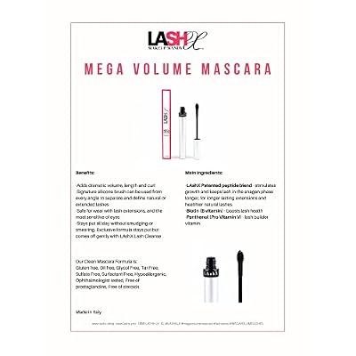 LAshX Mega Volume Mascara (Black)