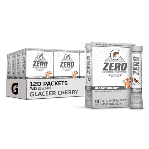 Gatorade G Zero Sugar Sports Drink Powder Packets