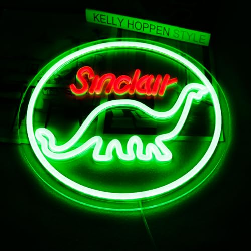 Image of Pugna Dinosaur Neon Signs for Wall Decor Cute Neon Lights for Bedroom Led Business Signs Suitable for Bedroom Man Cave Christmas Gift for Kids