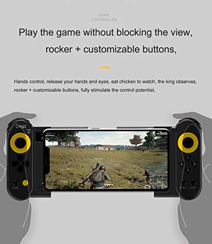 Ipega-Pg-9167 Wireless 4.0 Smart Pubg Mobile Game Controller For Samsung Galaxy S10/S10+ /S20 S20+5G/Huawei P40 Pro P30 P30 Pro Mate Android Mobile Smartphone Tablet (Android 6.0 Higher System) #TOP4