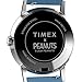 Timex x Peanuts Men's Marlin Hand-Wound Reissue 34mm Watch - Blue Strap Blue Dial Stainless Steel Case