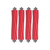 Replacement Main Brush,Compatible for Roborock Qrevo S/Qrevo Pro - Robot Vacuum Cleaner Accessories Parts(4pcs)