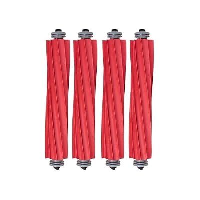 Replacement Main Brush,Compatible for Roborock Qrevo S/Qrevo Pro - Robot Vacuum Cleaner Accessories Parts(4pcs)