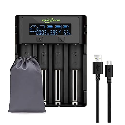 Premium 20700 21700 Batteriladdare för 18650 22650 Batteri, Universal 4 fack Batteriladdare för uppladdningsbar Ni-Cd A AA AAA AAAA SC F6 10440 14500 14650 16340 173005 185005 17-340 batteri
