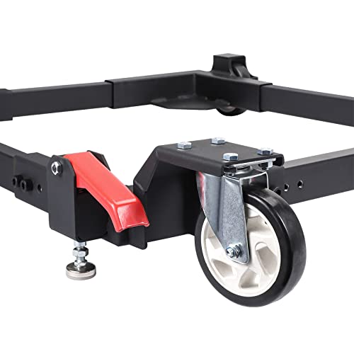Adjustable Mobile Base 1550 Lb Capacity Industrial Strength With Swivel Wheels, Universal Rolling Bases Kit For Woodworking Equipment, Power Tools, Machines #TOP1