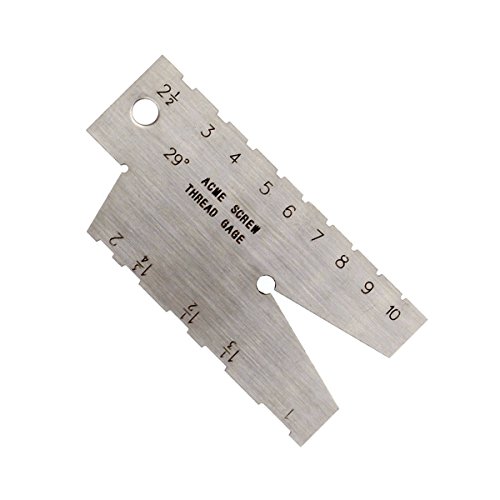 Acme 29-Degree Thread Gauge Stainless Steel Inspection Tool