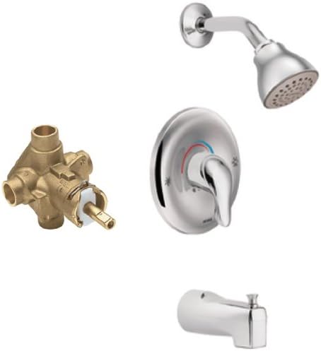 Moen L2353-2520 Chateau Posi-Temp Tub/Shower Valve Trim Kit with Valve ...