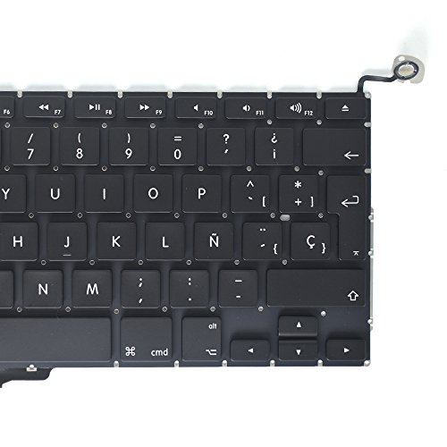 Clavier de rechange espagnol rétroéclairé pour MacBook Pro 13 A1278