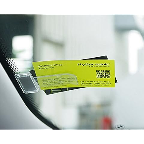 Hypersonic Car Windscreen Parking Ticket Holder Permit and Note Clips Cover