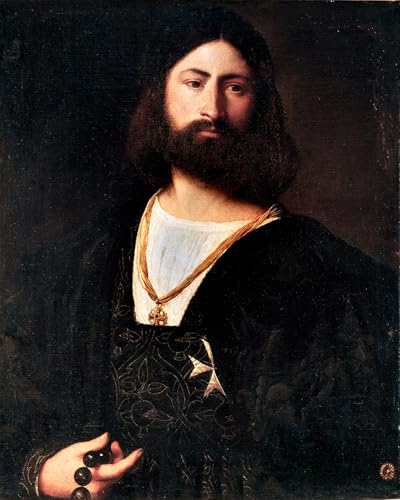 Image Sur Toile Chevalier de Malte par Tiziano Vecelli pour une Décoration Murale de salon