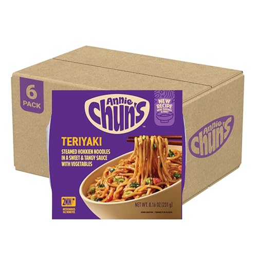Annie Chun's Teriyaki Noodle Bowl, 8.16 oz (Pack of 6)