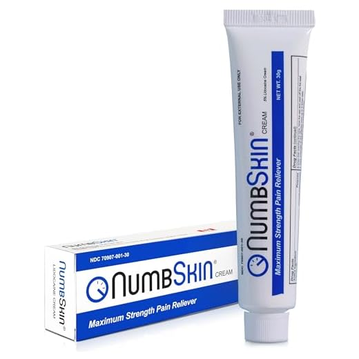 New Numbskin Numbing Cream 5% Lidocaine Topical Anesthetic– Fast Acting Tattoo Numbing Cream for Deep Pain Relief & Numbing Cream for Microneedling/Piercing/Microblading/Laser Hair Removal (1 tube)