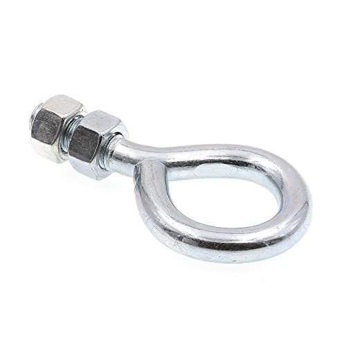 Prime-Line 9066782 Eye Bolts With Nuts, 3/8 In.-16 X 2-1/2 In., Zinc Plated Steel (20 Pack) by PRIME-LINE - Image 2