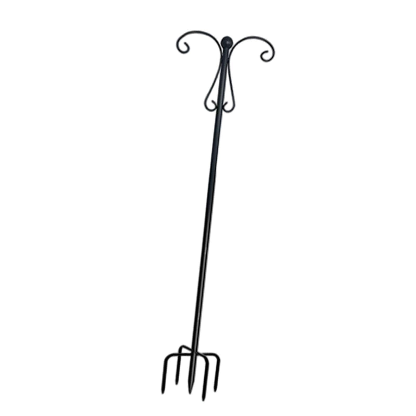 Double Shepherds Hook Sturdy Garden Hook for Lantern Flowerpot Plant Baskets 193 cm|Home & Garden| Yard, Garden & Outdoor Living| Gardening Supplies| Plant Care, Soil & Accessories| Plant-image-43