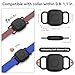 DDJ 2-Pack Dog Collar Holder for Tile Life360 Mate (2024) 2022 Tracker, Waterproof Silicone Anti Lost Tile Mate Tracker Case for Cat & pet Collars, Ultra Durable, Easy Installation, Lightweight, Black