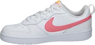 Nike Boy's Shoes 6Y, WHITE/CORAL CHALK-LASER ORANGE, 38.5 EU (BQ5448-124)