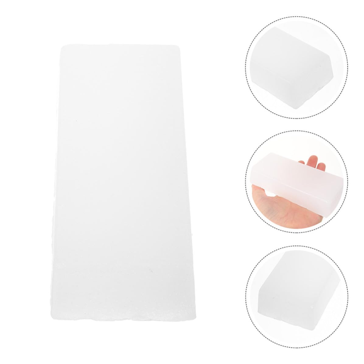 2pcs White Wax Polishing Compound Block for Stone Surfaces