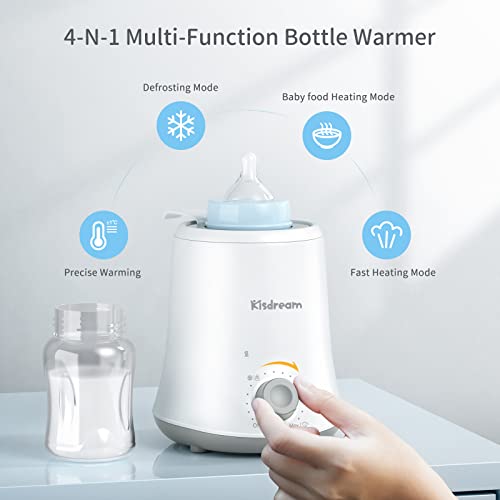 Baby Bottle Warmer, Bottle Warmer, Baby Defrost Warmer&Rapid Food Heater For Breastmilk And Formula, Precise Temperature Control, Fit All Baby Bottles #TOP1