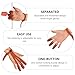 balacoo Three Finger Archery Gloves Hand Protector for Accurate Shooting Comfortable Fit for All Wrist for Hunting and Practice