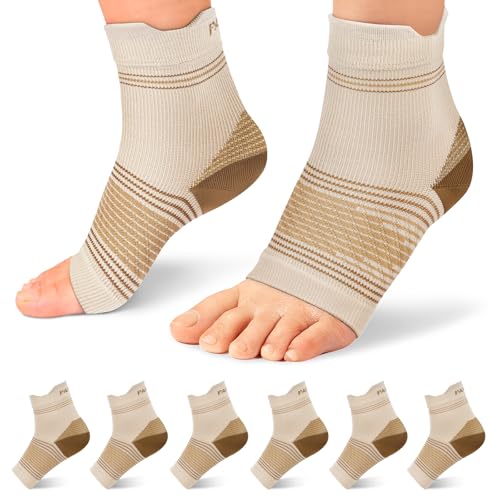 Plantar Fasciitis Sock 6-Pack with Arch Support