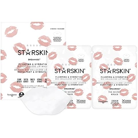 STARSKIN DREAMKISS™ PLUMPING AND HYDRATING BIO-CELLULOSE LIP MASK (2 MASKS) Cover