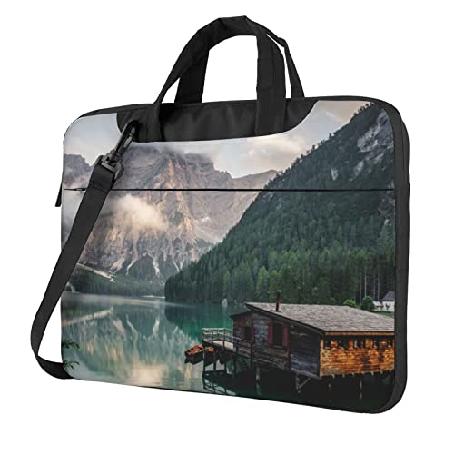 Sacoche ordinateur portable 13 14 15.6 pouces sac à bandoulière PC Lake House Views