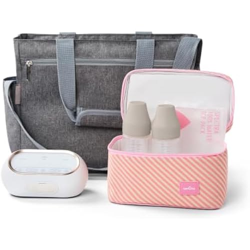 Spectra Baby Synergy Gold Portable Pump Bundle, Tote & Pink Cooler
