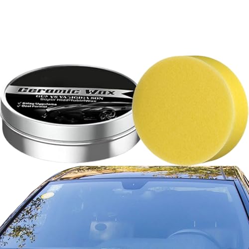 自動車用セラミックワックス - 車用セラミックコーティング、自動車用セラミックワックスペイント修復剤の傷の修復、自動防塵傷修復リムーバー、ペイント研磨改修用