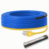 YeloDeer 30ft Heavy-Duty Drain Pipe Heating Cable, 5W/ft, 120V