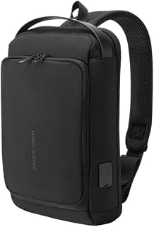 VGOAL Anti‑Theft Sling Bag USB Charging Chest Bag For Daily Commute