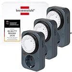 Brennenstuhl – Brennenstuhl 3er Set Zeitschaltuhr MZ 20, mechanische Timer-