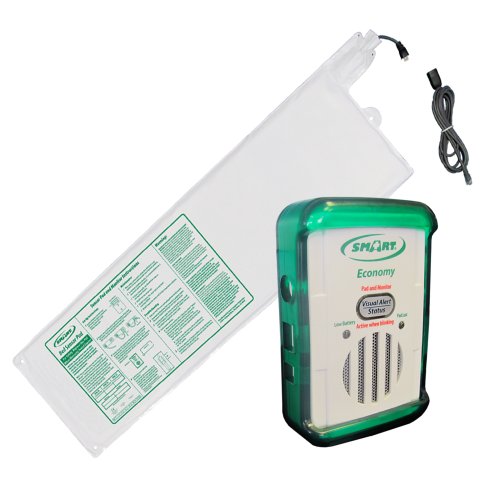 SMART CAREGIVER EBR1-SYS Economy Fallguard Monitor And 10-Inch by 30-Inch Bed Sensor Pad