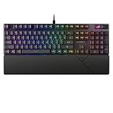 Le ROG Strix Scope II est une station de lecture polyvalente avec des commutateurs mécaniques ROG NX pré-huilés avec une stabilité améliorée et une réduction des vacillements, des touches PBT double shot et des touches ABS revêtues UV pour une excellente sensation et une résistance à la brillance, des commandes rapides multifonctions, des touches de raccourci de streaming et un repose-poignet amovible.