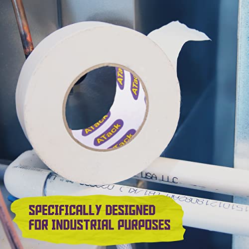 Atack Super Strong Duct Tape, White, 3 Inches X 30 Yards Waterproof Duct Tape For Outdoor, Indoor, School And Industrial Use | Heavy-Duty, Waterproof And Weatherproof #TOP4