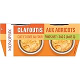 Monoprix Clafoutis abricot 4x85g
