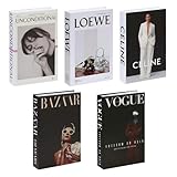 5 PCS Decorative Fake Books Set