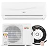 COSTWAY 9000BTU Mini Split Air Conditioner& Heater, 19 SEER2 115V Wall-Mounted Ductless AC Unit Cools Rooms up to 450 Sq. Ft, Energy Efficient Inverter AC with Heat Pump (Blast Series)
