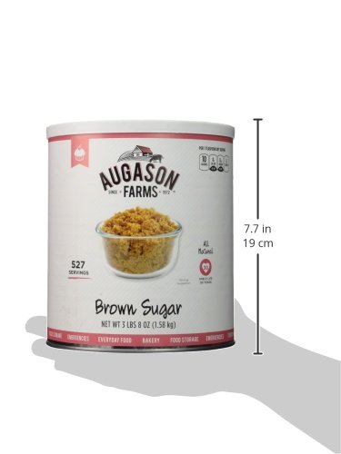 Augason Farms Brown Sugar 3 Lbs 8 Oz No. 10 Can #TOP7