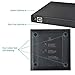 Xglysmyc USB2.0 External Blu Ray CD DVD Drive Burner,Slim Portable CD DVD RW BD-ROM Player Writer for Laptop Desktop Notebook Support Mac OS Windows XP/7/8/10 (Black)