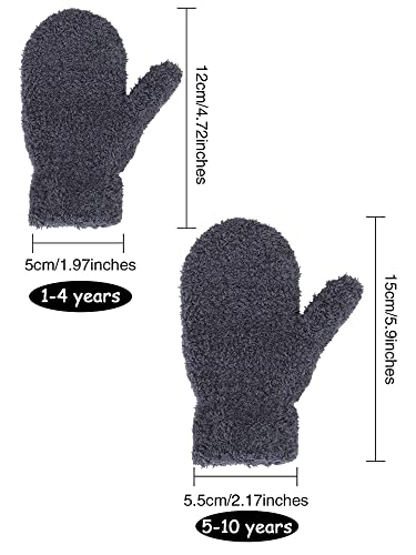 6 Pairs Toddler Stretch Mittens Winter Warm Kids Mittens Gloves Soft Baby Mittens For Little Boys Girls (Simple Color, 1-4 Years) #TOP2