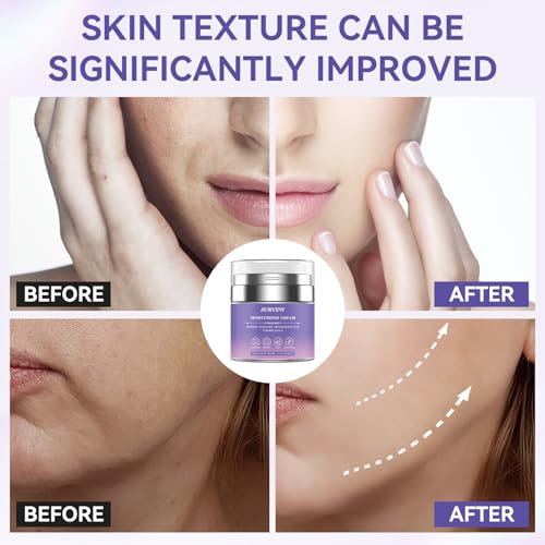 Face Moisturizer Retinol Cream, Neck Collagen Cream for Tightening Skin, Anti Aging Day & Night Deep Facial Moisturizer for Women & Men, Tighten and Lift Wrinkle - Image 6