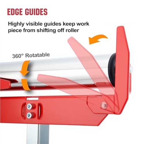 image for CRAFTZONE 2 Pack Folding Roller Stand with 27 to 43 Inch Adjustable He