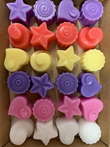 handmade Premium Quality Highly Scented Wax Melts. 24 x 5g Melts in each pack (Assorted mix)