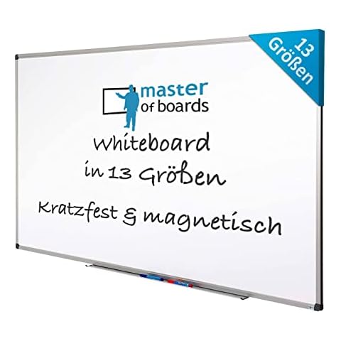 MOB Profi-Whiteboard Magnettafel - 90x60cm - Alurahmen, magnetisch - für Büro, Gewerbe und Privat Cover