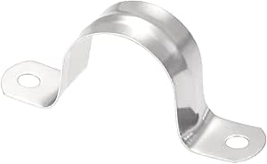 JDHGSHL 1 Inch Reinforced Rigid Pipe Strap, 2 Holes U Bracket Cable Clamp Hanger, Zinc Coated Tension Tube Clip, Conduits Strap Clamps For Pipe Fixing On Various Surfaces, 30 PCS(25mm - View #11