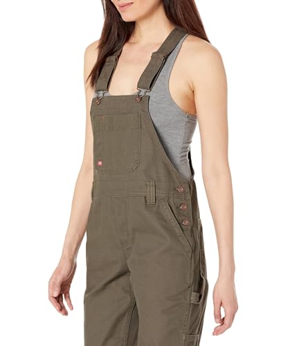 Peto corto Dickies de corte relajado para mujer en denim resistente 3