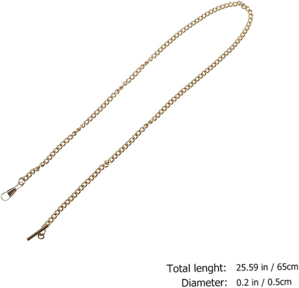 CALLARON Metal Denim Chain Metal Pocket Watch Chain Pocket Watch Clothing Accessories Chain for Pocket Watch
